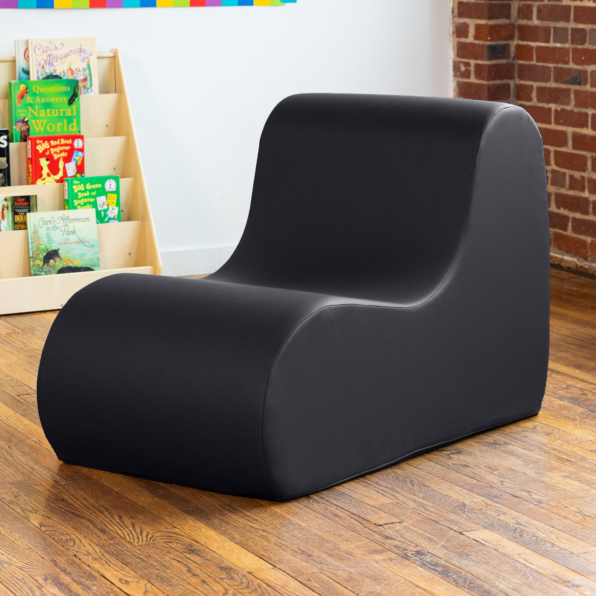 Midtown chair in black in a classroom