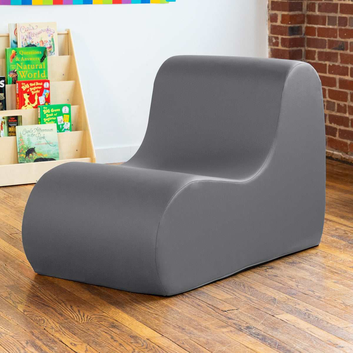Midtown Large in Dark Gray Vinyl
