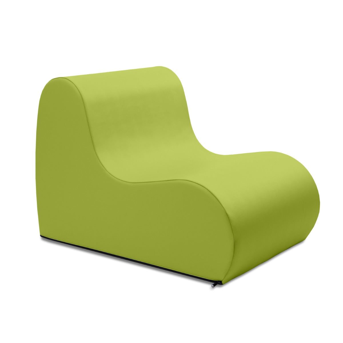 Midtown chair in green on a white background