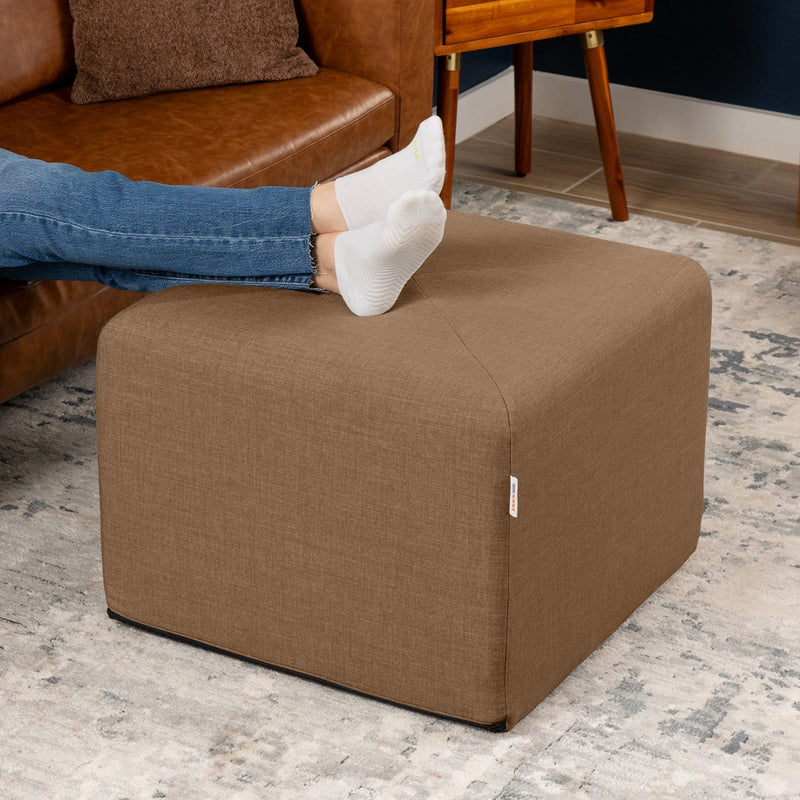 Monroe Medium in Earth Brown FibreGuard Smart Microvelvet