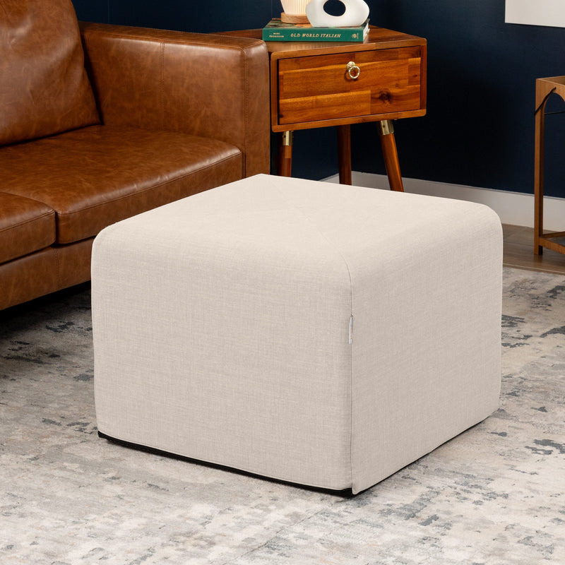 Monroe Medium in Mist Gray FibreGuard Smart Microvelvet
