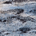 Navy Fox Faux Fur fabric swatch