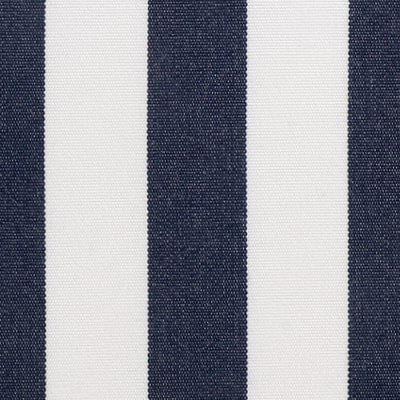 Navy Stripes Patterned Outdoor Fabric