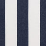 Navy Stripes Patterned Outdoor Fabric