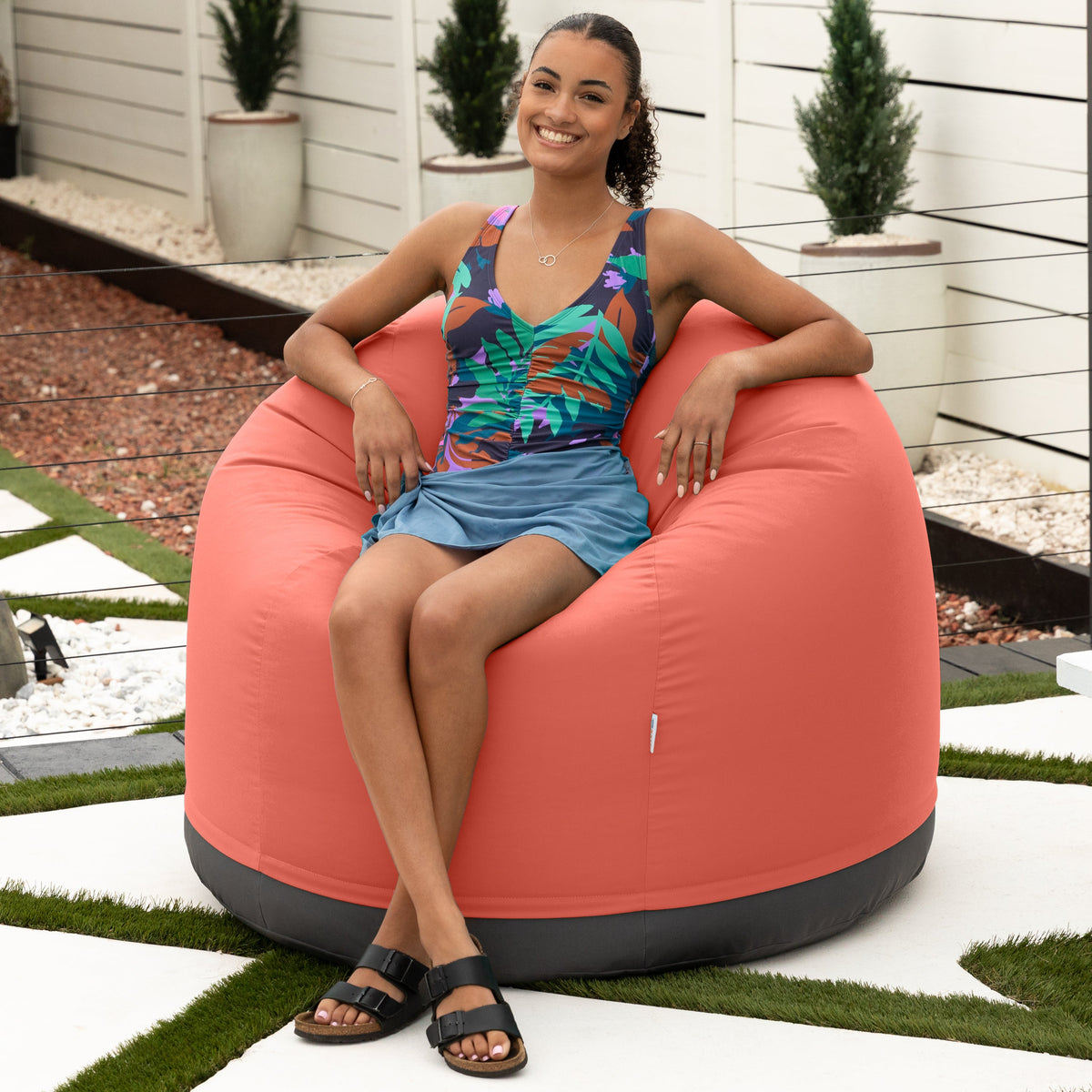 Palmetto Outdoor in Coral Sunbrella