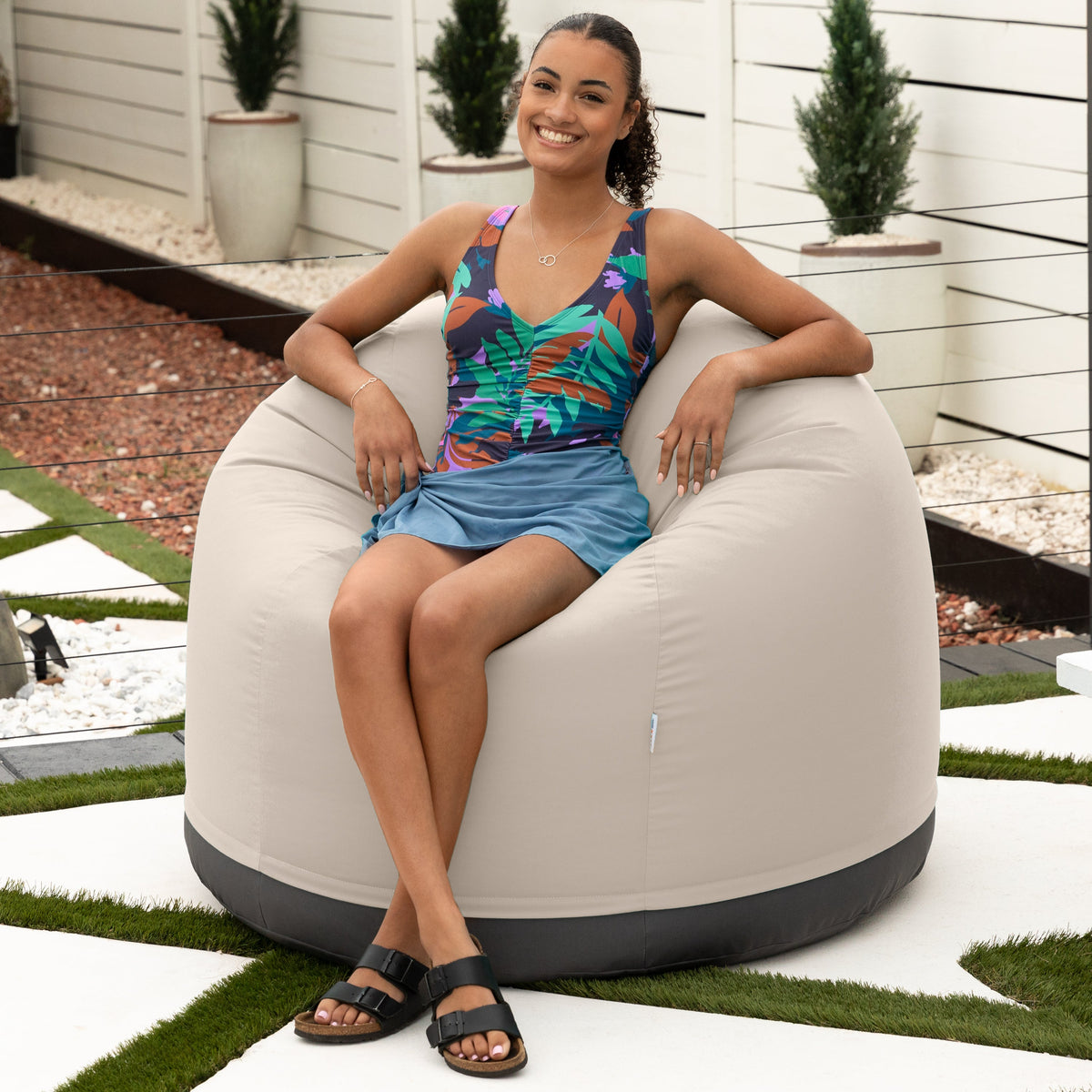 Palmetto Outdoor in Pearl Sunbrella