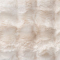 Phantom Cream Faux Fur fabric swatch