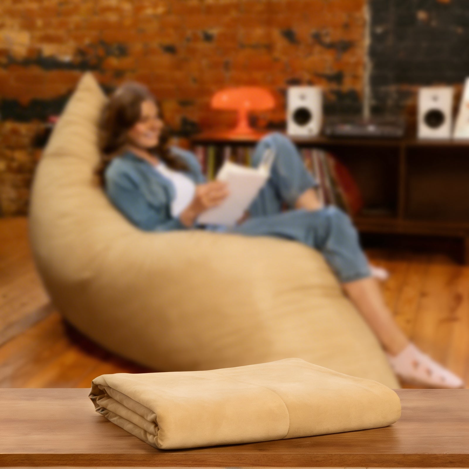 Pillow Saxx 5 Refresh™ in Camel Microsuede