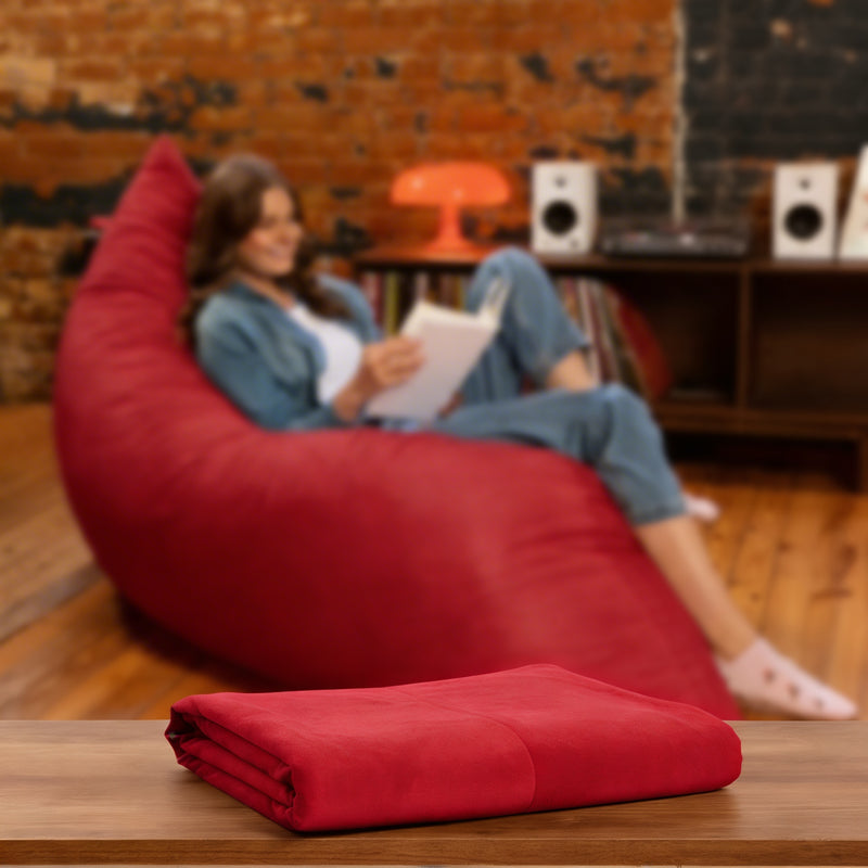 Pillow Saxx 5 Refresh™ in Red Microsuede