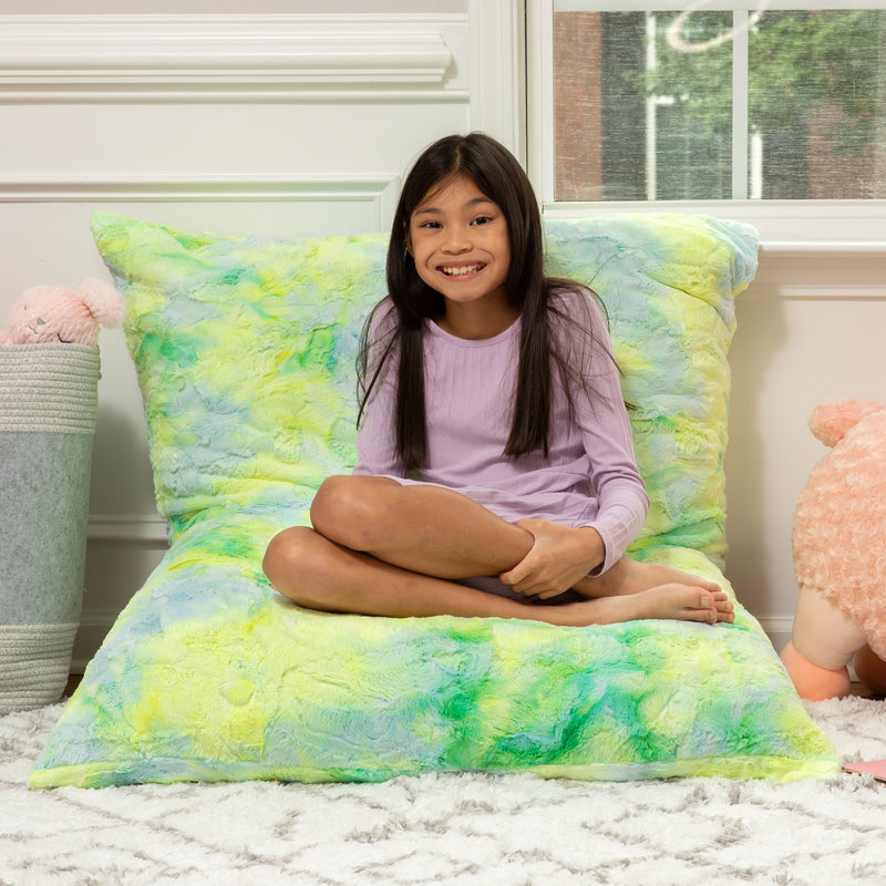 Pillow Saxx 4 in Firefly Yellow Faux Fur