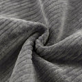 Plush Corduroy Gray fabric swatch