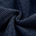 Plush Corduroy Navy fabric swatch