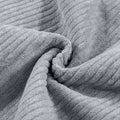 Plush Corduroy Silver fabric swatch