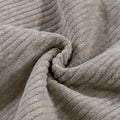 Plush Corduroy Taupe fabric swatch