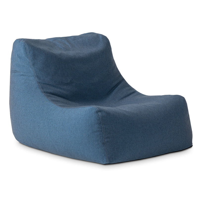 Ponce Outdoor in Mist Navy Outdoor Performance Fabric