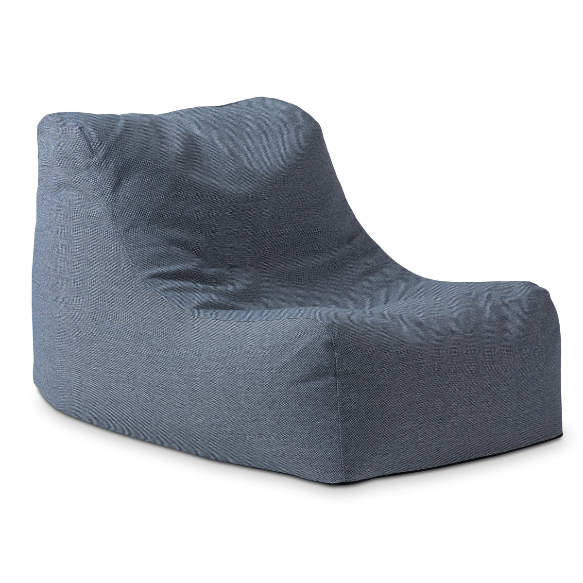 Ponce Outdoor bean bag in Pelham Ink outdoor performance fabric