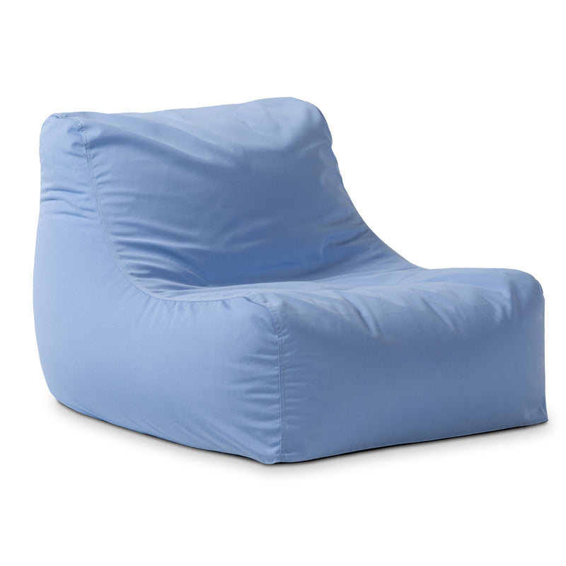 Ponce Outdoor bean bag in Mid Blue outdoor acrylic
