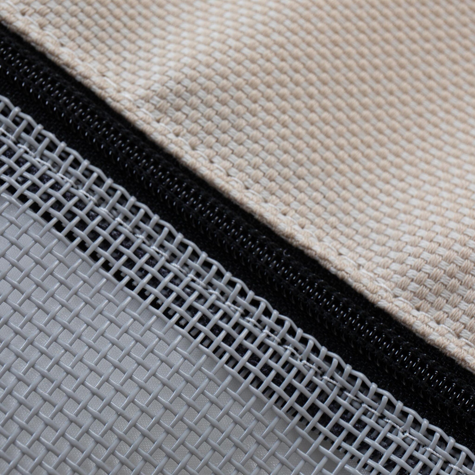Ponce Outdoor in Sand Outdura, fabric detail