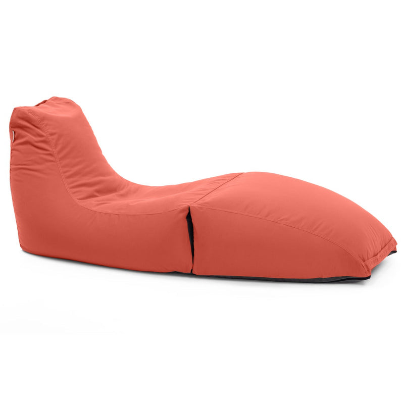 Prado in Sunbrella Flamingo on white background