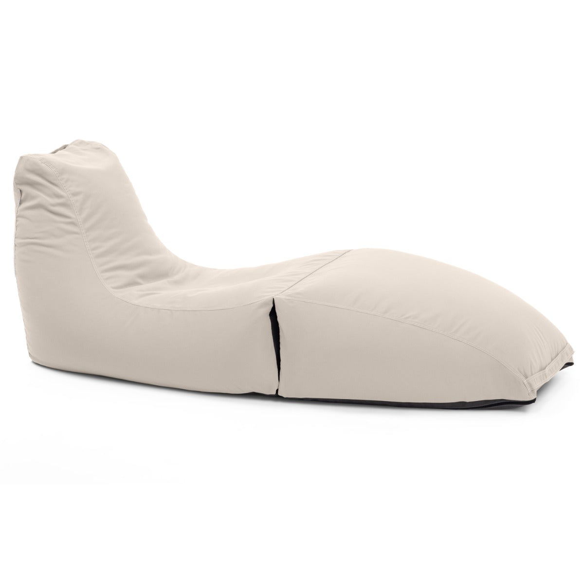 Prado in Sunbrella Pearl on white background