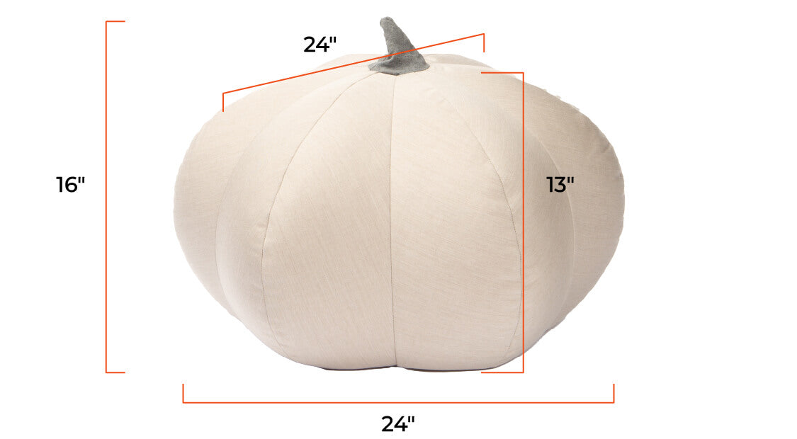 Pumpkin Pouf