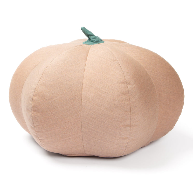 Pumpkin Pouf in Petal Sunbrella