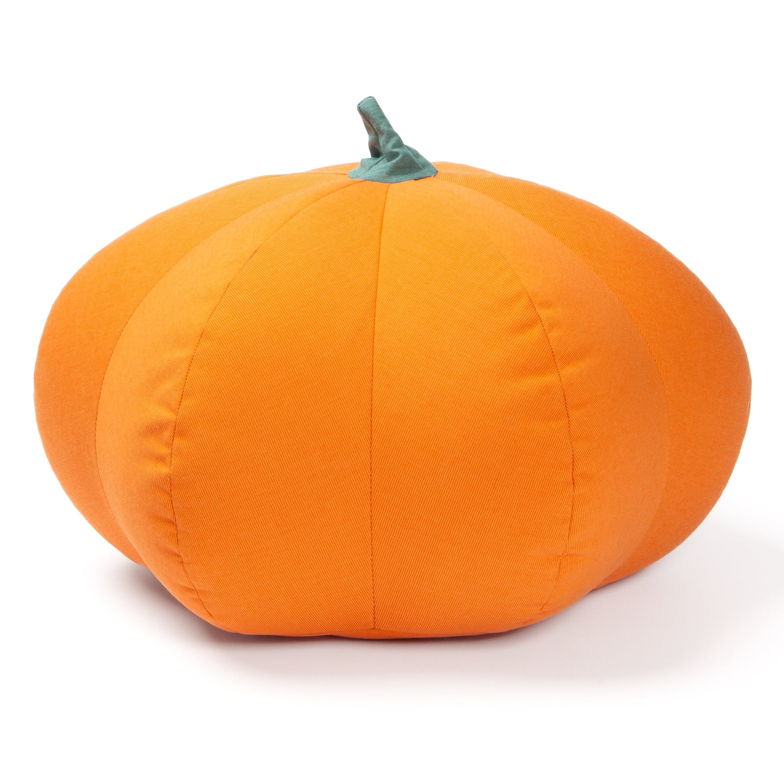 Pumpkin Pouf in Tangerine Sunbrella