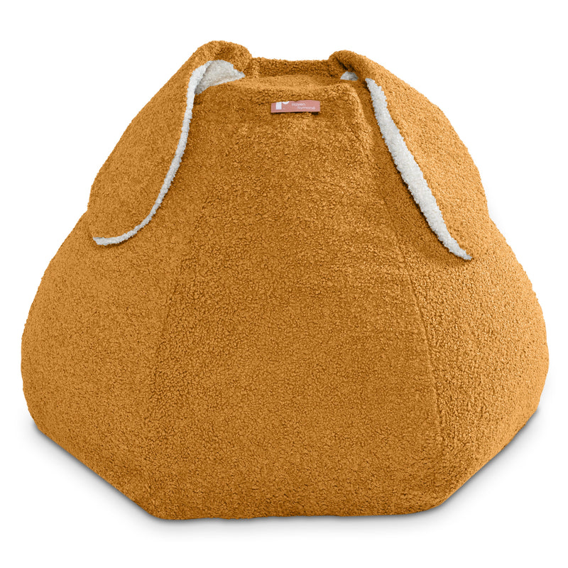 Raven-Symone HopSeat bean bag in yellow on white background
