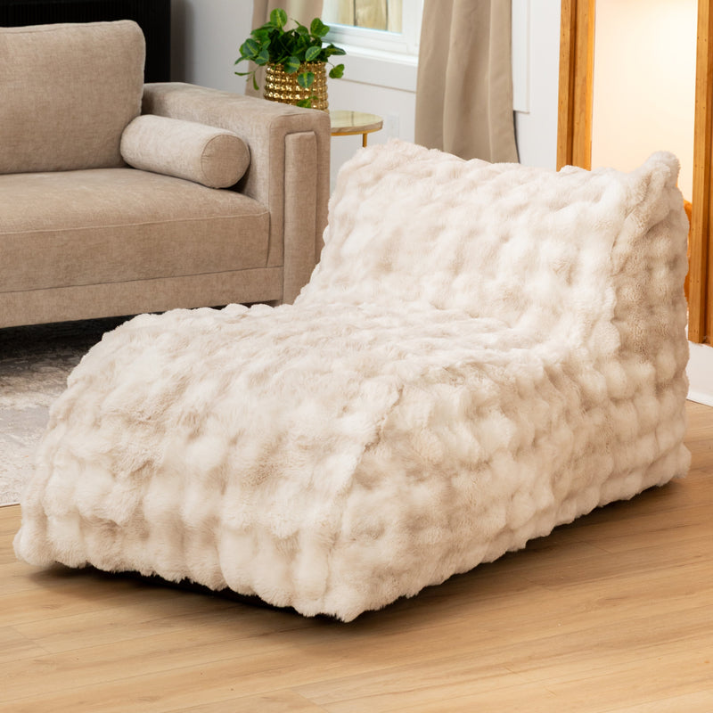 Raven Relaxer by Raven-Symoné in Phantom Cream Faux Fur