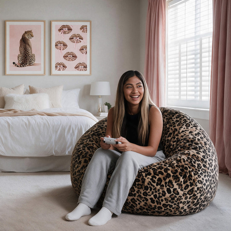 Cheetah Print Bean Bag