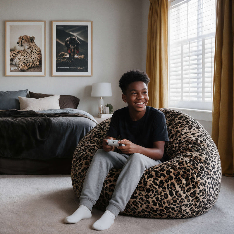 Cheetah Print Bean Bag