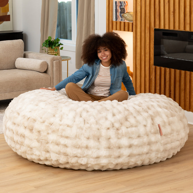 Big Snuggler by Raven-Symoné in Phantom Cream Faux Fur