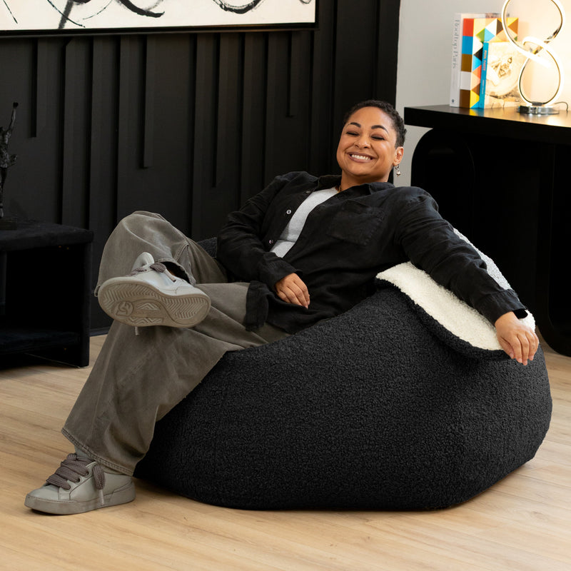 HopSeat by Raven-Symoné in Black Sherpa