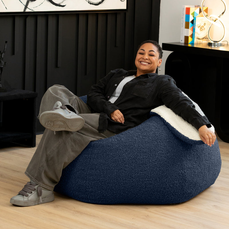 HopSeat by Raven-Symoné in Blue Sherpa
