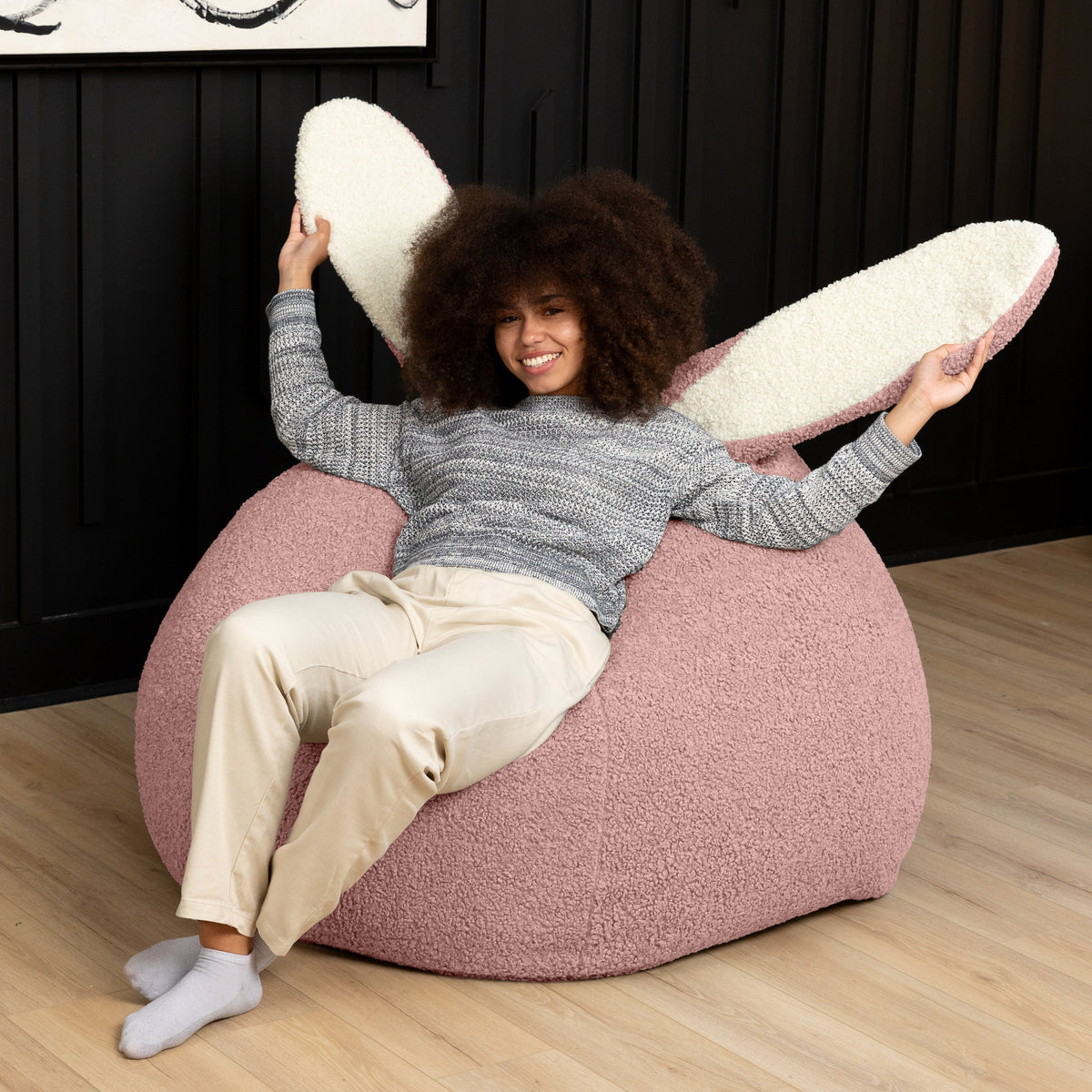 HopSeat by Raven-Symoné in Pink Sherpa