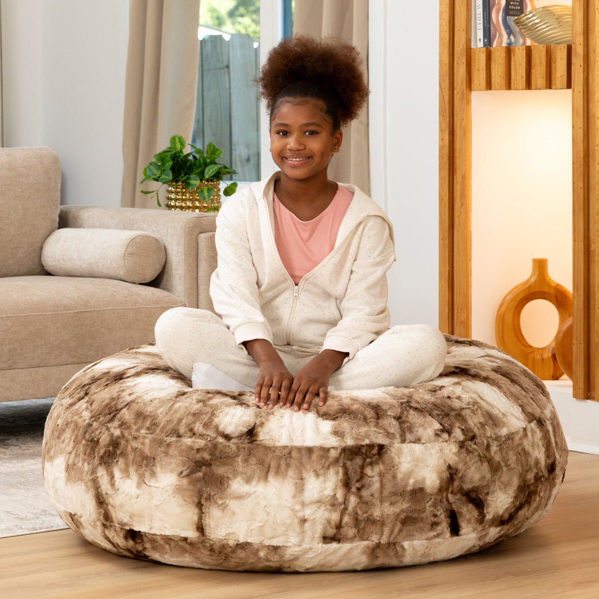 Lil' Cuddler by Raven-Symoné in Coca Mocha Faux Fur