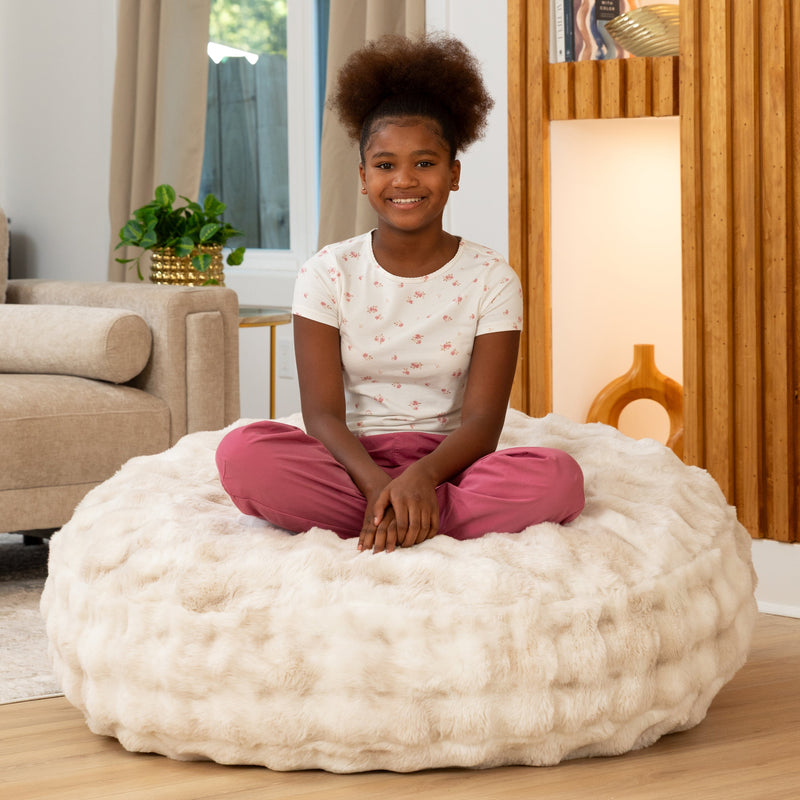 Lil' Cuddler by Raven-Symoné in Phantom Cream Faux Fur
