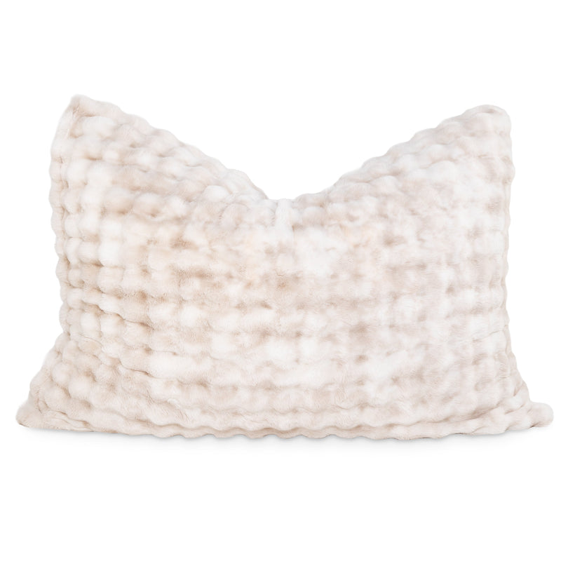 LoungePuff by Raven-Symoné in Phantom Cream Faux Fur