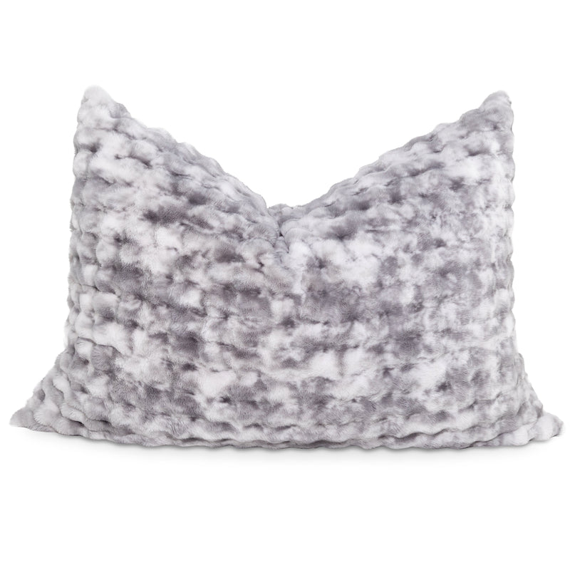LoungePuff by Raven-Symoné in Phantom Gray Faux Fur