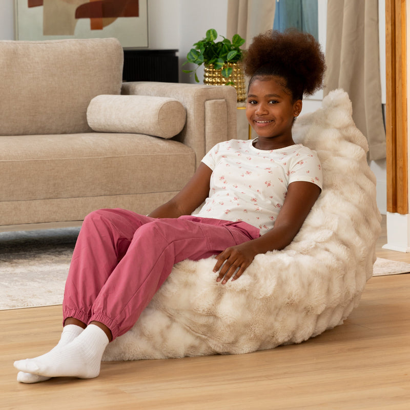 CrashPuff by Raven-Symoné in Phantom Cream Faux Fur