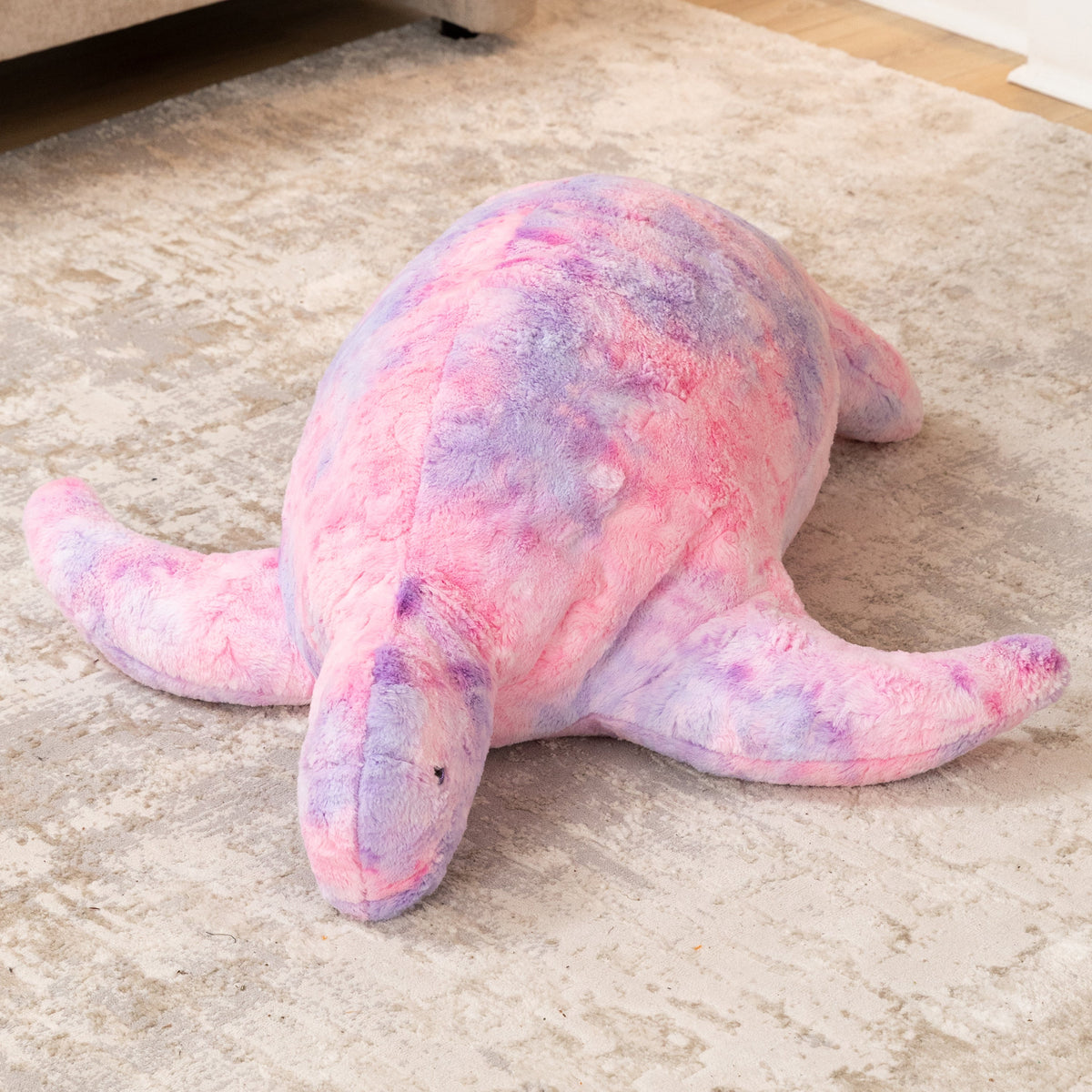 Raven-Symoné Sea Buddies - Shelly the Turtle in Unicorn Pink Faux Fur