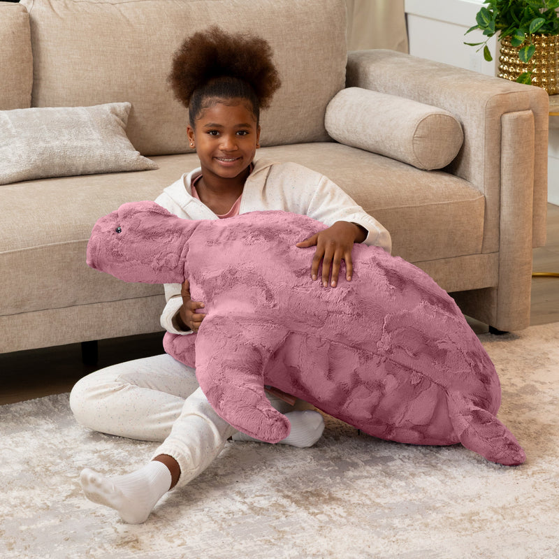 Raven-Symoné Sea Buddies - Shelly the Turtle in Wild Rose Faux Fur