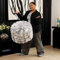 Raven Round Ottoman by Raven-Symoné