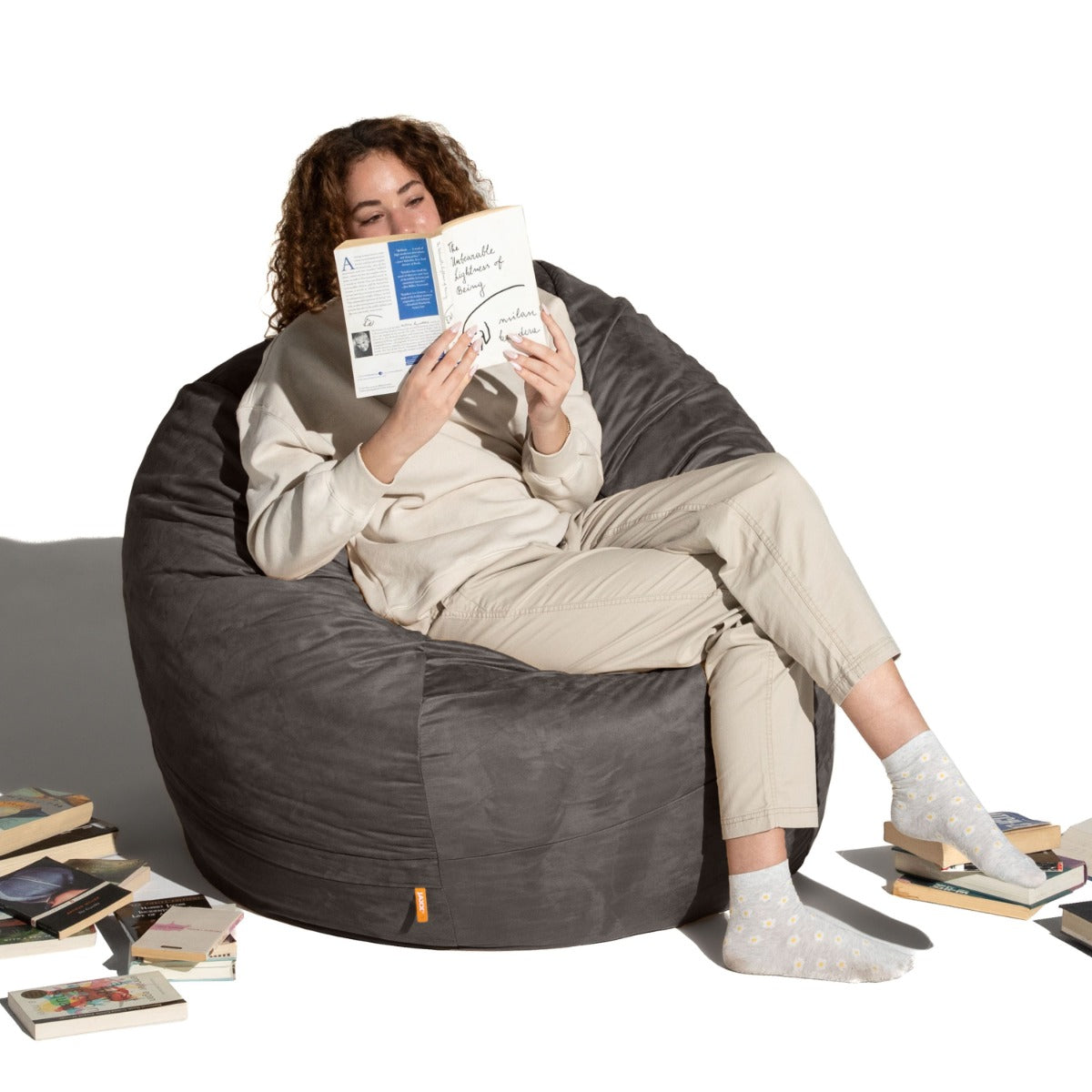 Saxx 4 Basics™ Bean Bag in Dark Gray Microsuede
