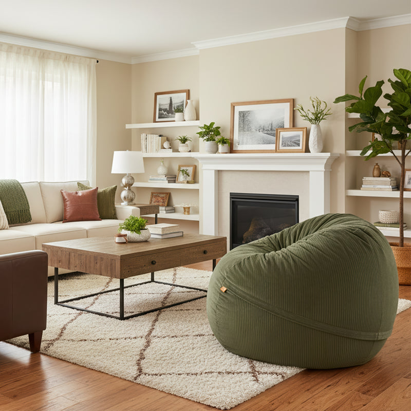 Saxx 5 Basics™ Bean Bag in Corduroy Green