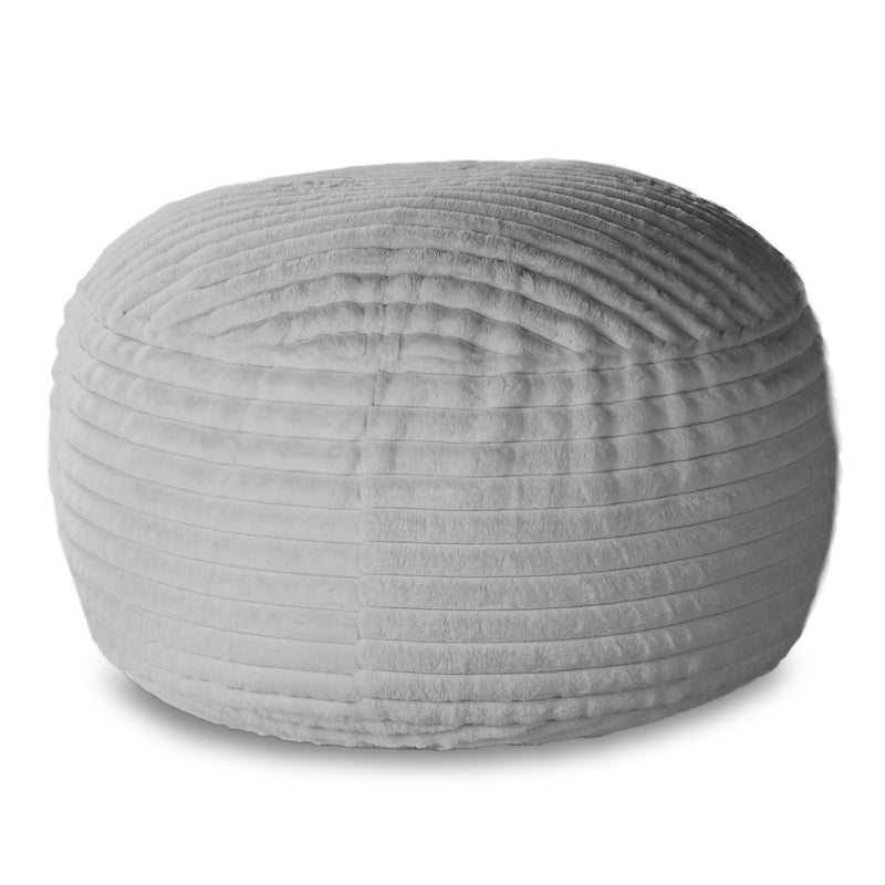 Saxx 5 in Striped Gray Faux Fur