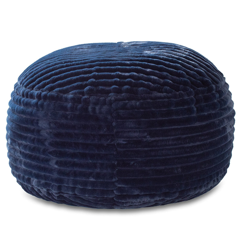 Saxx 5 in Striped Navy Faux Fur
