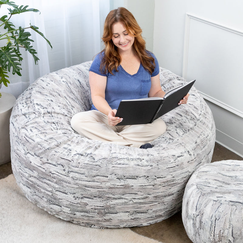 Saxx 5 in Silver Fox Faux Fur