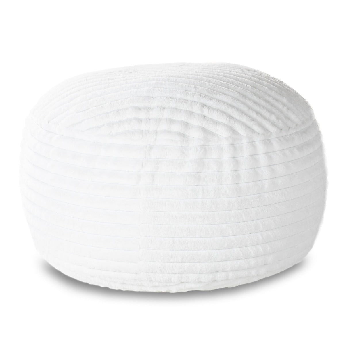 Saxx 5 in Striped White Faux Fur