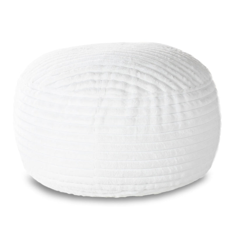 Saxx 5 in Striped White Faux Fur